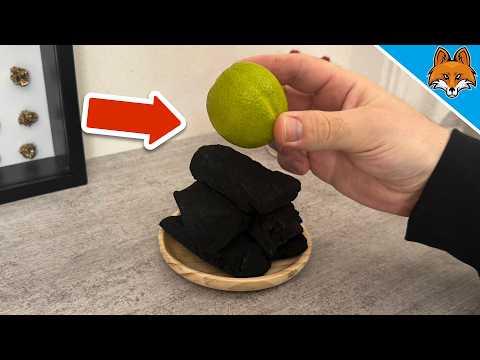 Etwas UNGLAUBLICHES passiert wenn du Zitronensaft über Holzkohle kippst💥(GENIAL)🤯