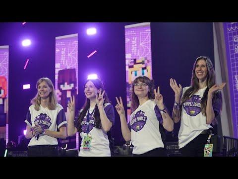 Minecraft Championship IRL @ TwitchCon! Purple Pandas POV w/ Gem, False and Hannah!
