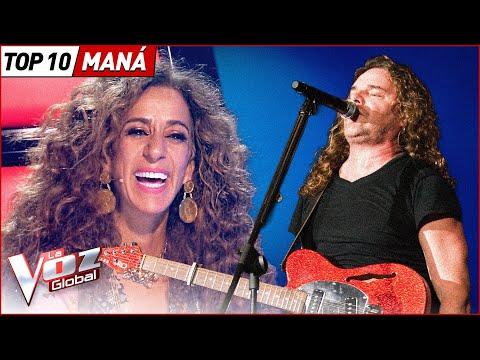 Top 10 MANÁ en La Voz : Rayando el Sol, Labios Compartidos, Corazón Espinado...