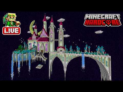 Building a Whimsical Floating End Castle in my 56,500 Day Hardcore Minecraft World