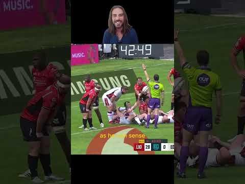 How Bronson Mills Finished a 95m Lions Try vs Edinburgh