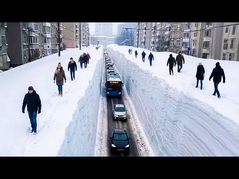 Unglaubliche Stadt Kollapse und Fehler, die mit der Kamera eingefangen wurden