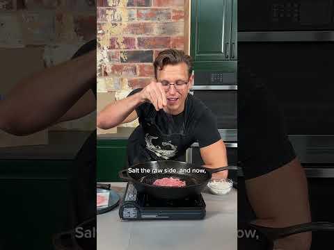 Here’s how to make the perfect smashburger at home. #ad #KrogerPartner @KrogerCo