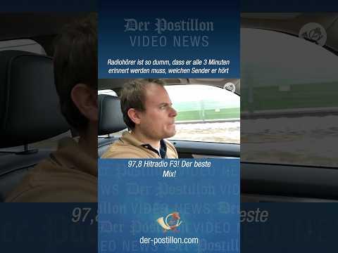 Radiohörer ist so dumm, dass er alle 3 Minuten erinnert werden muss, welchen Sender er hört