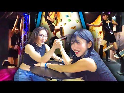 Athletic Bestie vs Me on Ninja Course (Guess Who Struggled 😅)