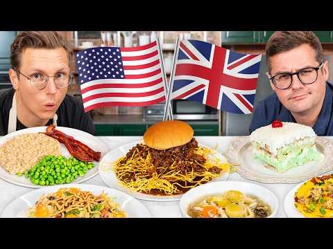 British vs. American Which Dish Isn't Real? (ft. SortedFood)