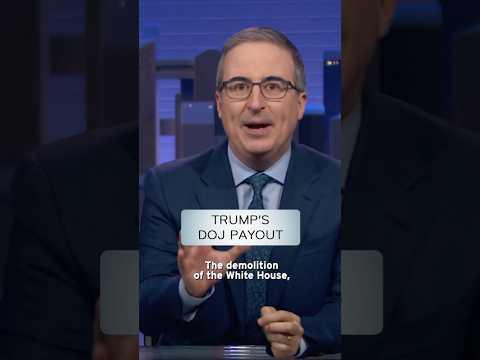 Trump's DOJ Payout #lastweektonight