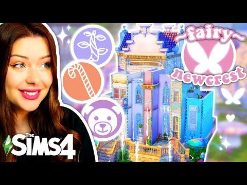 A Library But Each Room is a Different FAIRYTALE in The Sims 4 // Fairy Newcrest