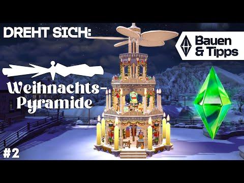 Weihnachts-Pyramide bauen in Die Sims 4 💚 #2 (deutsch)