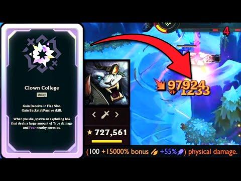 NEW AUGMENT *CLOWN COLLEGE* 15000% AD RATIO AND DEALS 100,000 DMG (727,000+ Total Damage)