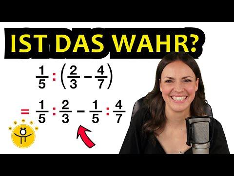 Finde den Fehler! – Bruchrechnung