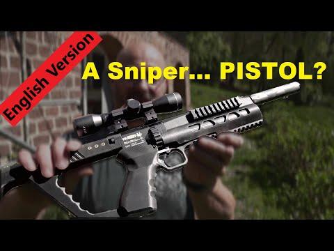 55 yds with a... PISTOL airgun? Huben GK1 Carbine Kit!
