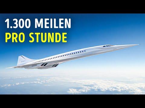 Ingenieure bauten ein Überschallflugzeug - jetzt für Passagierflüge