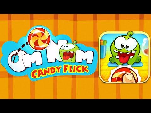 Om Nom: Candy Flick - Legacy iOS Gameplay