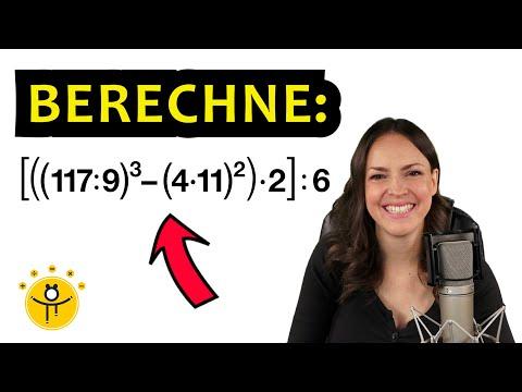Schaffst du es OHNE Taschenrechner? – Klammerrechnung