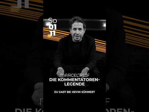 Diesen Sonntag: Marcel Reif zu Gast bei Kevin Kühnert live in Berlin