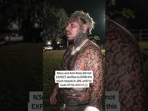 N3on and Adin Ross did not EXPECT 6ix9ine to GAIN this much muscle in JAIL