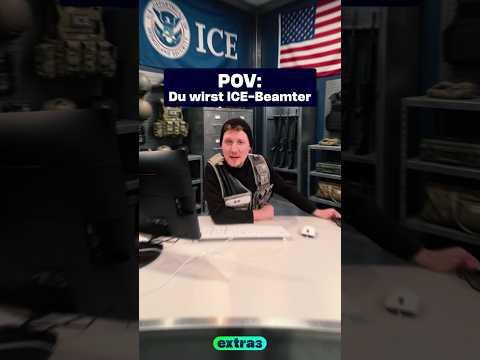 POV: Du wirst ICE-Beamter #Shorts #extra3