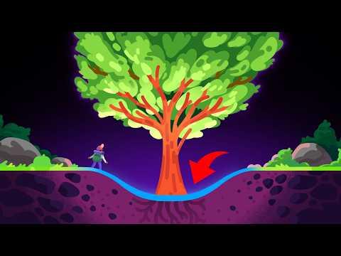 Warum gibt es keine Löcher um Bäume herum?