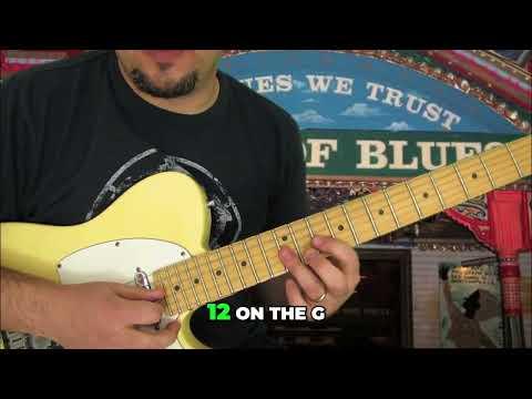 Eric Clapton Blues Guitar Lick: D Minor Pentatonic Tutorial