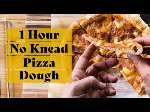 1 Hour No Knead Pizza Dough | Nobody Will Believe You Didn't Spend All Day On It