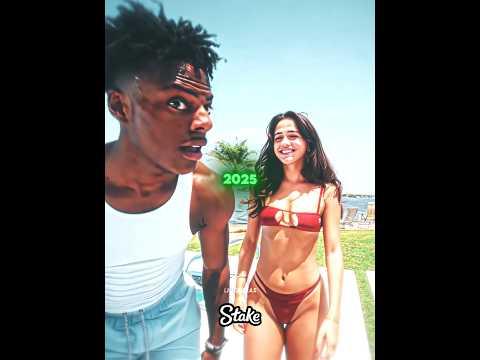 IShowSpeed with girlfriend in 2025 vs 2021 😭💀 #ishowspeed #edit