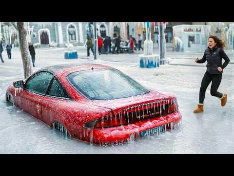 Parkplatz-Krieg im Winter | Schneepokalypse