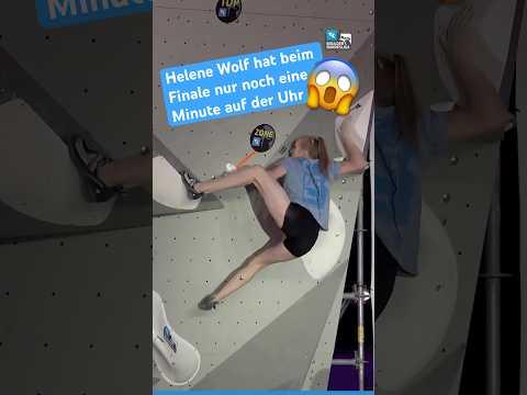 HELENE WOLF behält bis zum Schluss die Nerven 💪🏻 | BOULDER BUNDESLIGA #climbing