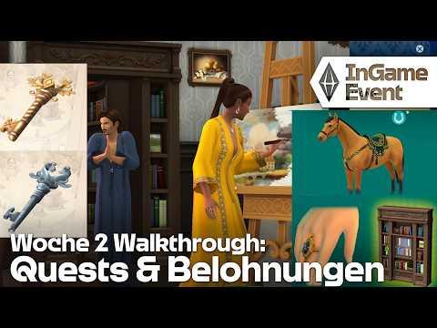 Woche 2/4 Event "Verschollenes Erbe" 🗝️ Walkthrough: Quests & Bonus-Objekte im Die Sims 4 Gameplay