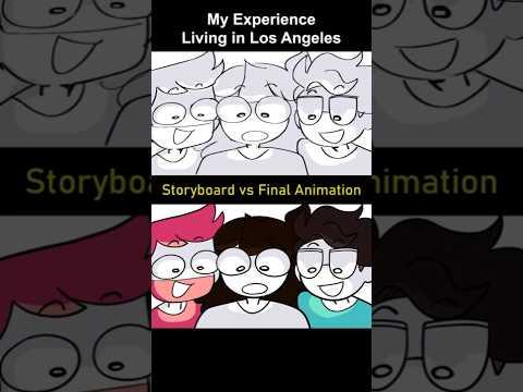 Storyboard vs Animation: Living in Los Angeles (shot 19 & 20)