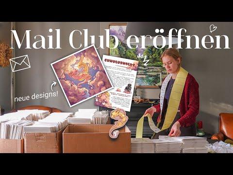 Ich habe auch einen Mail Club eröffnet… 📬 // Der erste Monat – Gedanken 💭, Designs 🎨 & Verpacken 📦