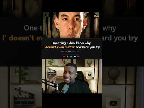 Inglês falado como música - Linkin Park