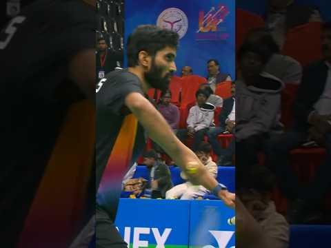 Just got his racket to it! #shorts #badminton #BWF