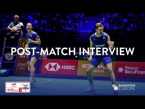 MEDALS SECURED! Gicquel/Delrue Post-match Interview┃BWF World Championships 2025