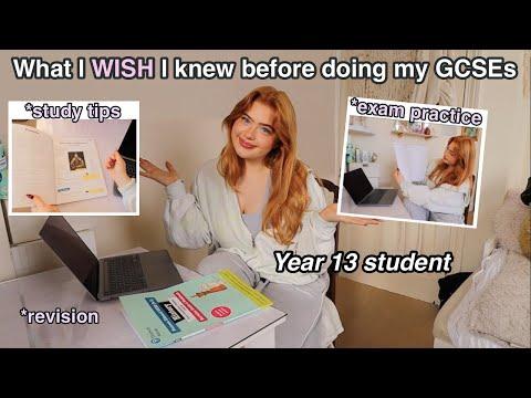What I WISH I knew before doing my GCSEs *study tips, revision, exam practice | Ruby Rose UK