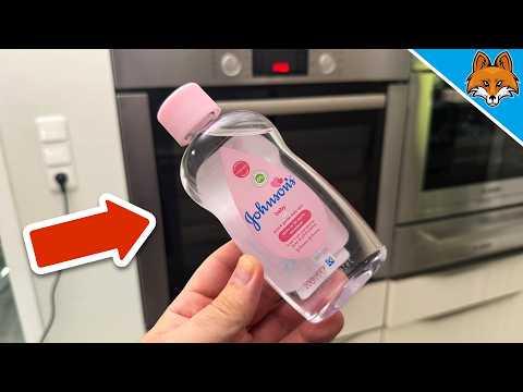 Kippe Babyöl an den Backofen und STAUNE WAS PASSIERT💥(Genialer Trick)🤯