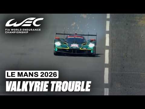 Aston Martin Valkyrie Hits Trouble and Heads to the Garage | 24 Hours of Le Mans 2026 | FIA WEC
