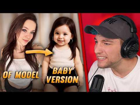 OF-Darstellerin erstellt eine Baby-Version von sich | Rezo reagiert