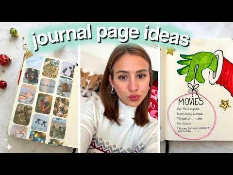 XMAS JOURNAL IDEEN 🥂🎁💫🎅🏼❤️ Weihnachts Playlist, Moodboard, Bucketlist! Cali Kessy
