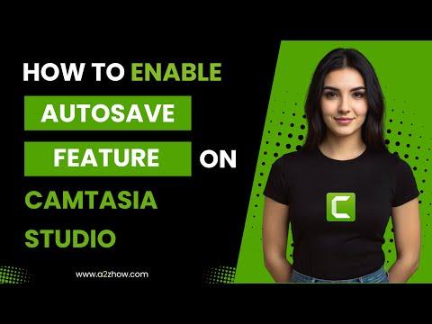 How to Enable Autosave Feature on Camtasia Studio