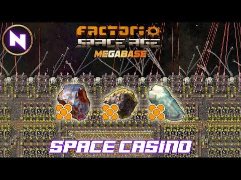 SPACE CASINO: Endless LEGENDARY Materials For Legendary Science | 03 | Factorio Space Age Megabase
