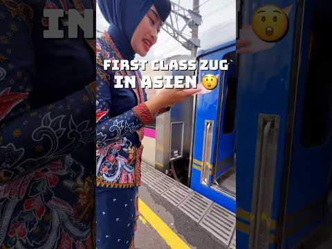 Unglaublicher First Class Zug in Asien #shorts