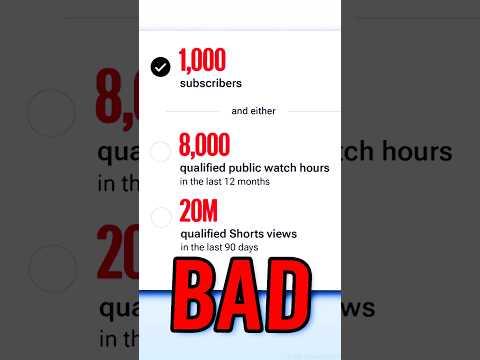 YouTube Has NEW Monetization Rules... and its BAD