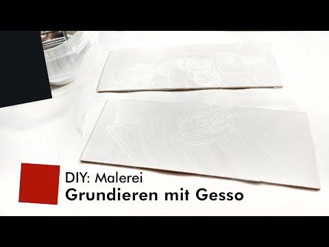 DIY: Malerei – Malgrund mit Gesso grundieren