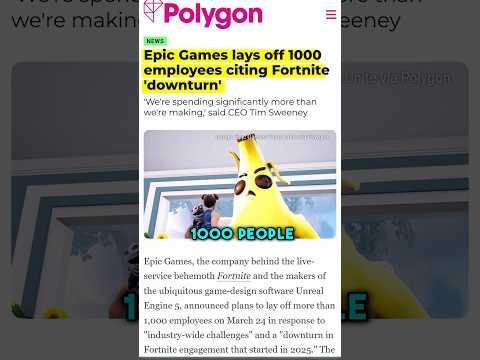 Fortnite Lays Off 1000 Employees