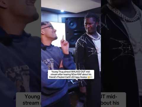 Young Thug almost WALKED OUT mid-stream after hearing N3on RAP about Iggy Azalea 😳👀