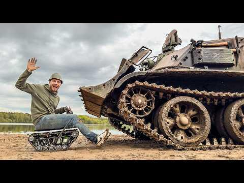 Kinder Panzer vs. Militär Panzer – überlebt unser Panzer?