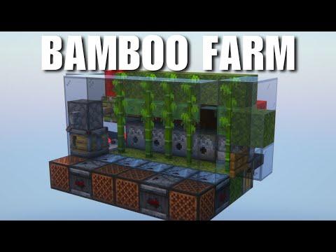 Lag Friendly Bamboo Farm Using Bonemeal | 90k/h - 1 Million/h (Tutorial 1.21.11)