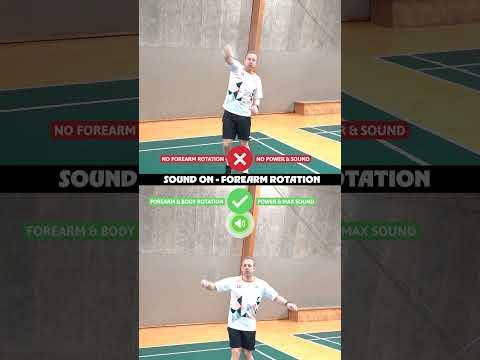 ❌ vs. ✅ Sound on - Forearm & Body rotation