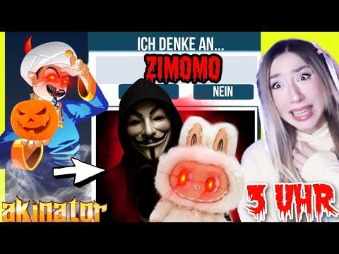 stelle NIEMALS diese FRAGEN an AKINATOR um 3 Uhr NACHTS (erkennt ER den GAME MASTER & ZIMOMO LABUBU)